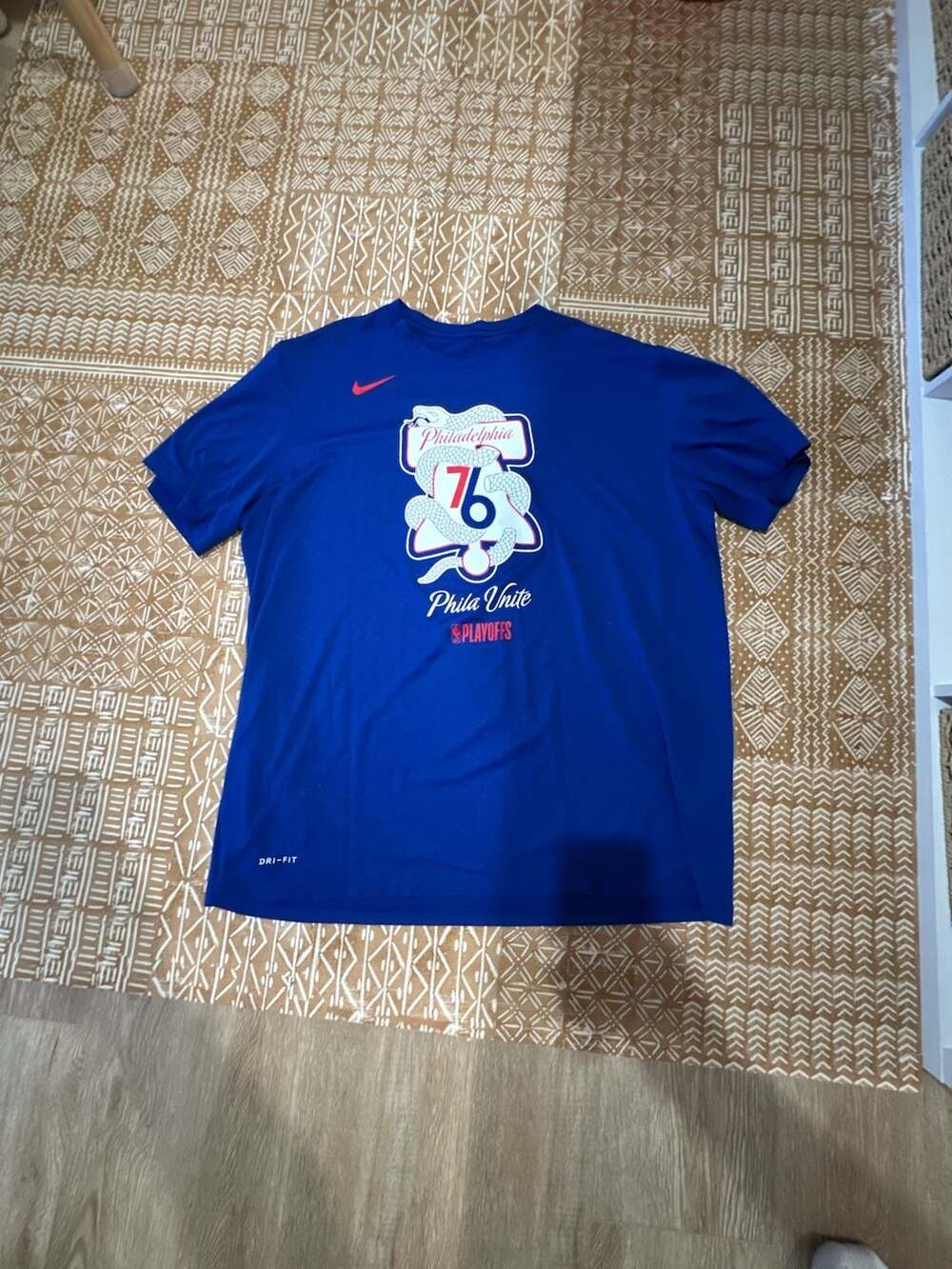 Nike Philadelphia 76ers Phila Unite 2018 NBA Playoffs Dri-Fit T-Shirt